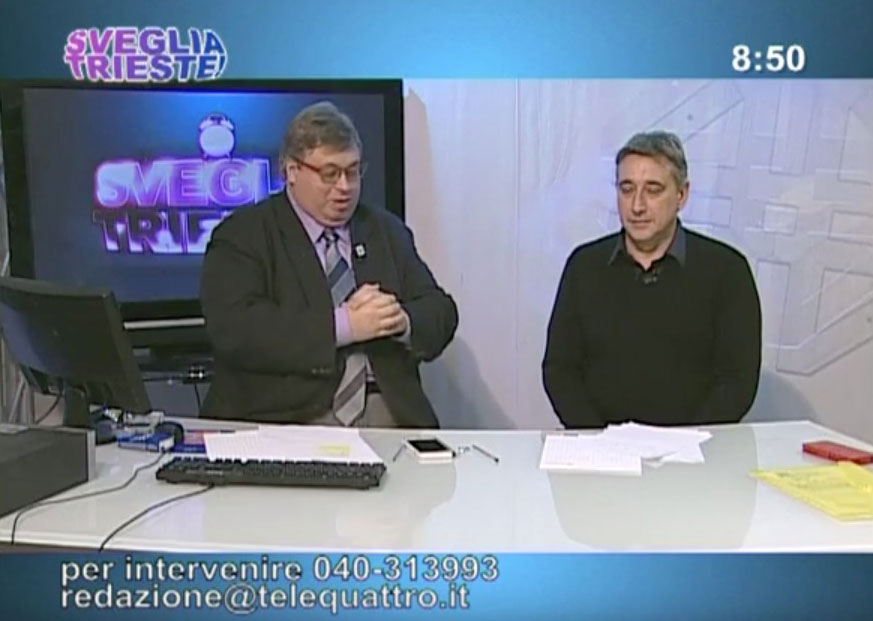 Il presidente della Popular Assembly Project ospite della trasmissione di Telequattro Sveglia Trieste