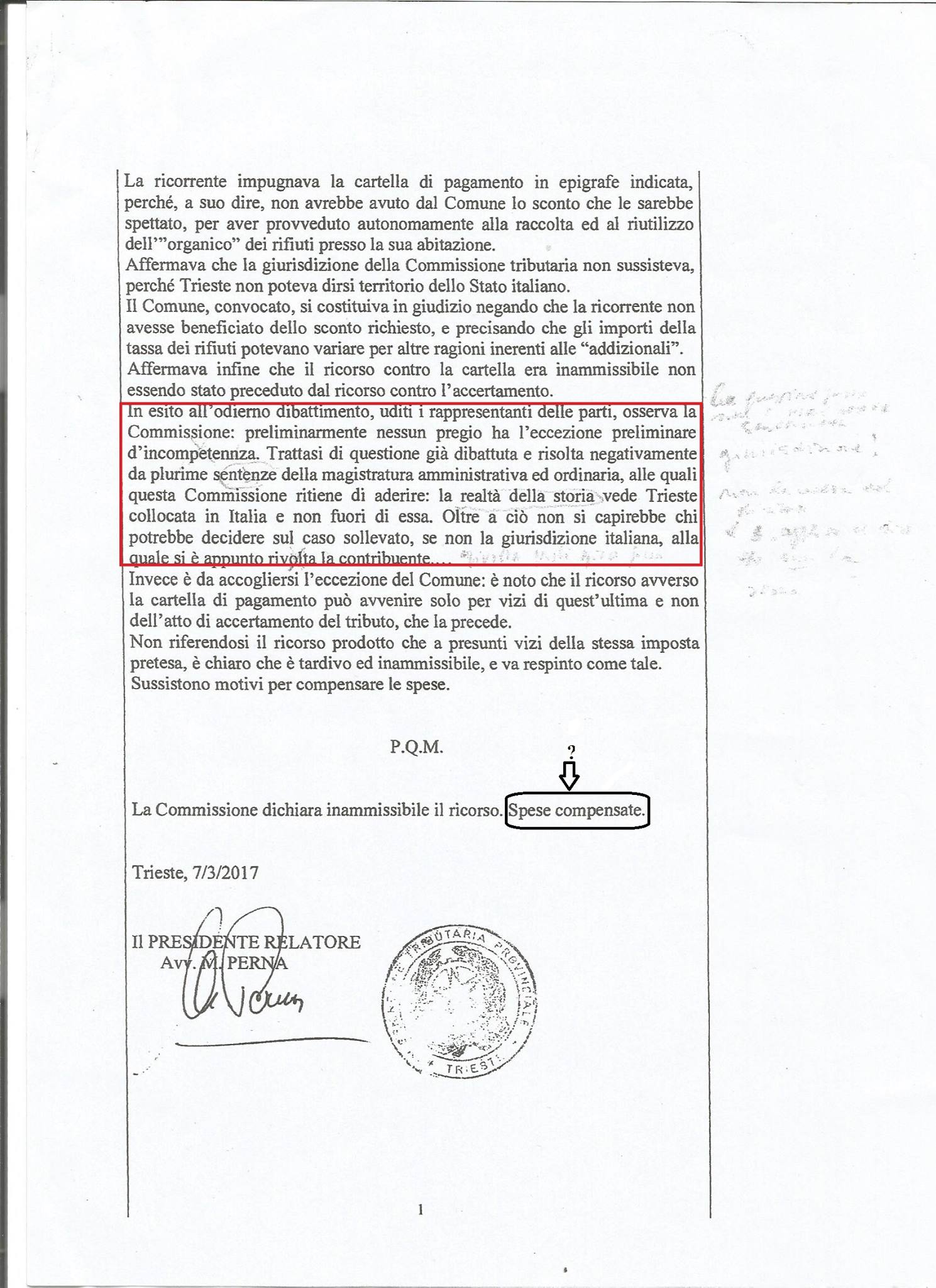 Storie di straordinaria Magistratura: Commissione Tributaria impegnata a rigettare