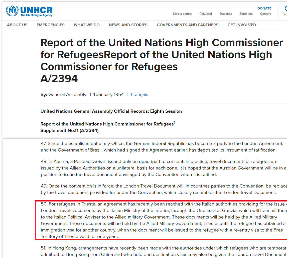 Immigrazione nel TLT, il report dell’UNHCR
