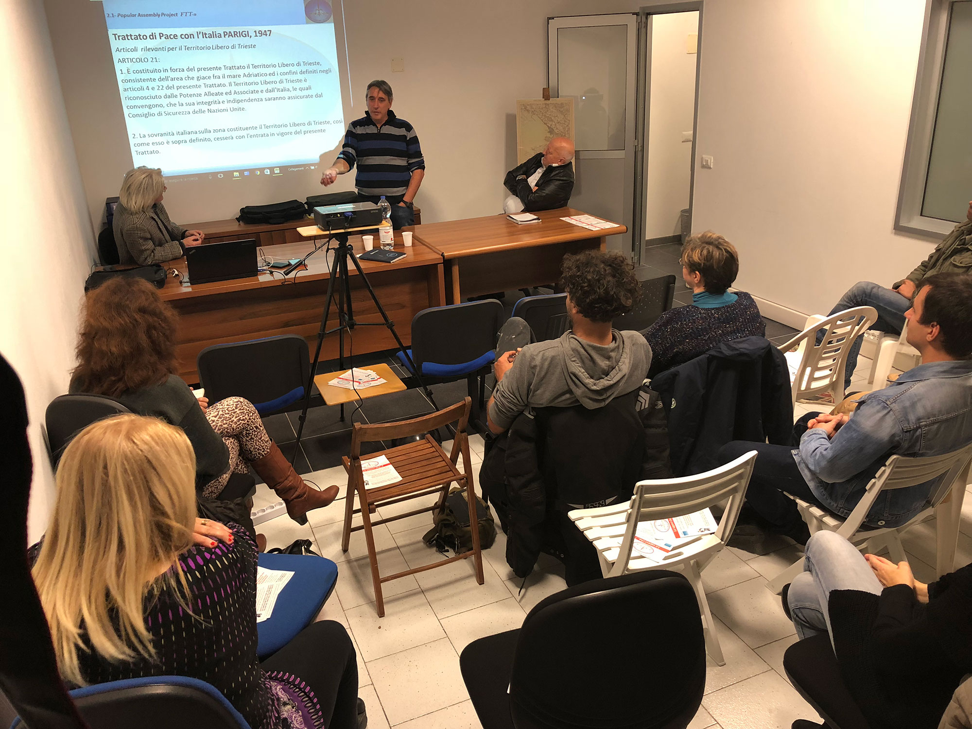 Iniziati i corsi sul TLT, interesse ed entusiasmo alla prima serata