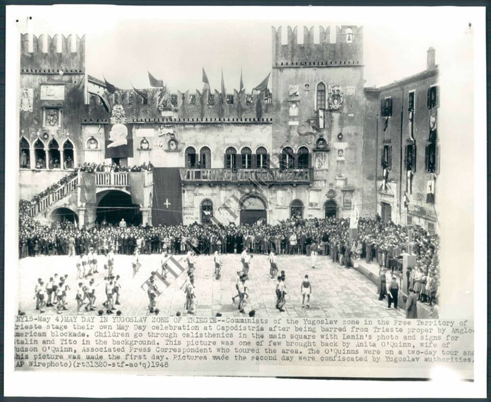 N 02 -May Day- (giorno di maggio) a Koper-Capodistria da Palazzo Pretorio